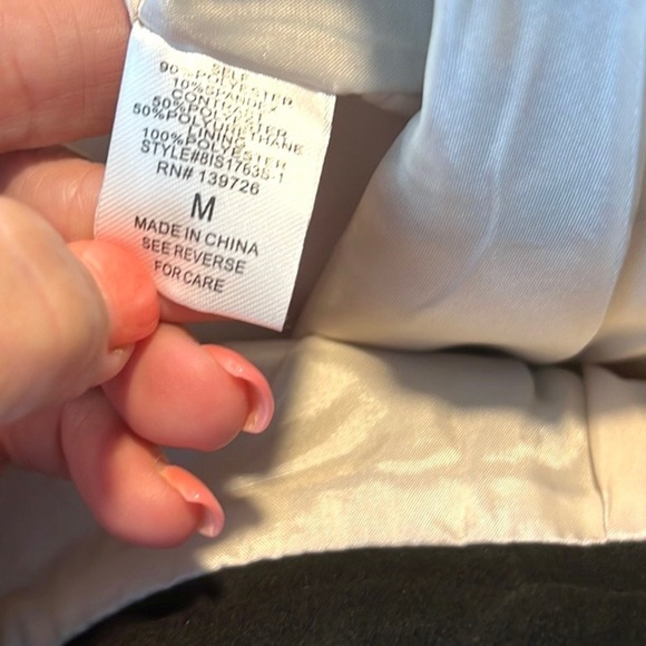 NWT Wild Honey Metallic Panel Mini Skirt Modern Chic Night Out Statement Size M - Picture 5 of 14